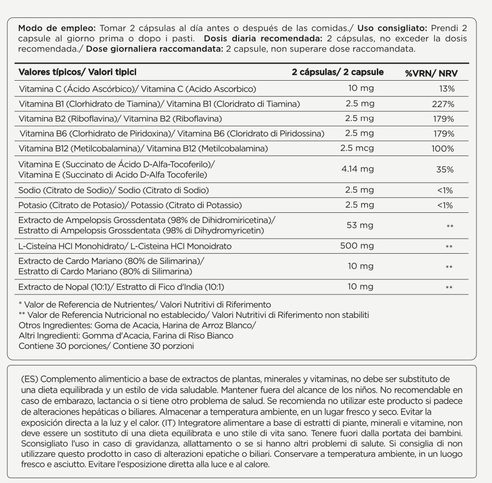 NoWorries Daily: Bolsa de 60 Capsulas - NoWorries Lab