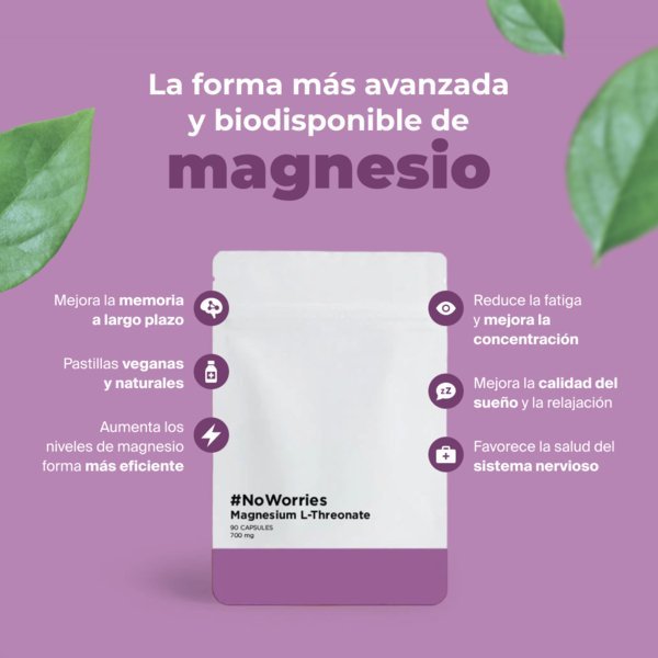Magnesio L-treonato: qué es, en qué se diferencia de otros magnesios y cuándo tiene sentido tomarlo - NoWorries Lab