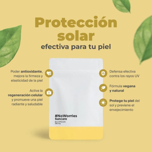 ¿Protección solar en cápsulas? Qué puede y qué no puede hacer un suplemento para la piel - NoWorries Lab